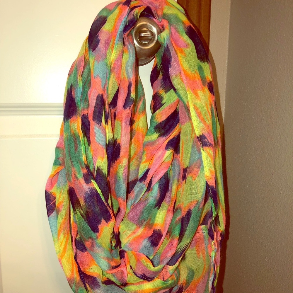 Woke s colorful infinity scarf